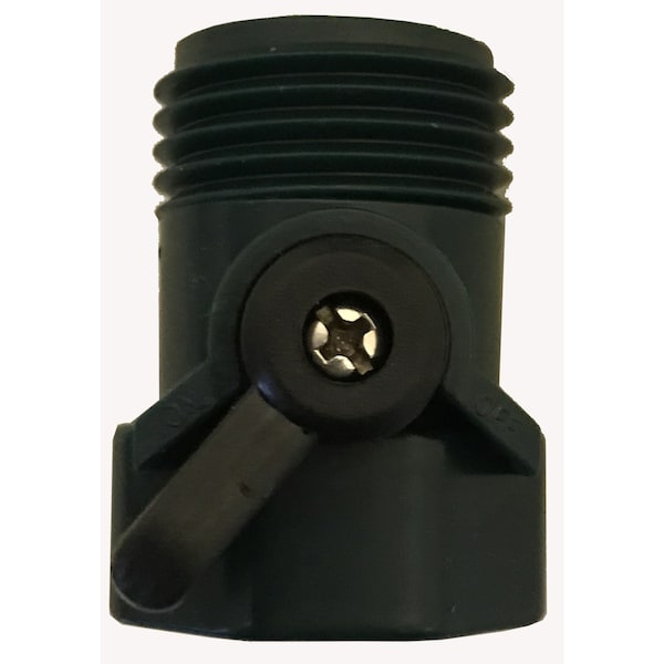 Rugg Rugg 3/4 in. Plastic Threaded Male Hose Shut-off Valve W6CY-PDQ - main